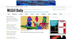 Desktop Screenshot of mcgilldaily.com